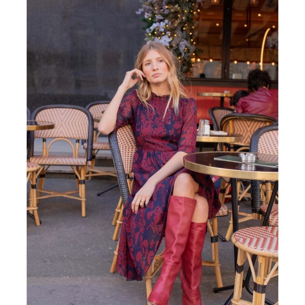 Ba&sh Baleares Midi Dress Size 1 - Picture 3 of 7
